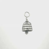 In this video you can see our handcrafted sterling silver Bee Charm Bell from all sides (360 view). 