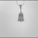 In this video you can see our handcrafted sterling silver Comfort pendant, this Bell is a gift with a unique design of woven hearts around the bottom. Includes Gift Box & Card.