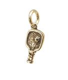 Pickleball Charm - 14K Gold