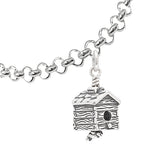 Birdhouse Charm Bell with Rolo