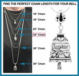 Daughter Bell Necklace Gift Set