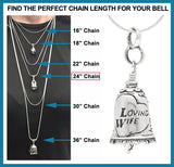 Loving Wife Bell Necklace Gift Set