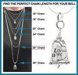 Loving Wife Bell Necklace Gift Set