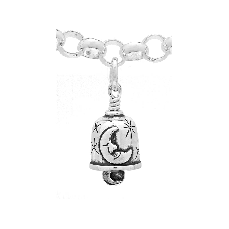 Sterling Silver authentic “Friend” bell charm