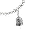 Quilting Hands Charm Bell with Rolo