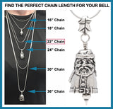 Santa Bell Pendant Gift Set