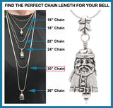 Santa Bell Pendant Gift Set