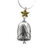 Gold Star Family Pendant with 14K Gold Star Bail