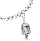 Thimble Charm Bell with Rolo