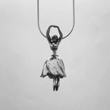 In this video you can see our handcrafted sterling silver Tiny Dancer Bell Pendant from all sides (360 view). 