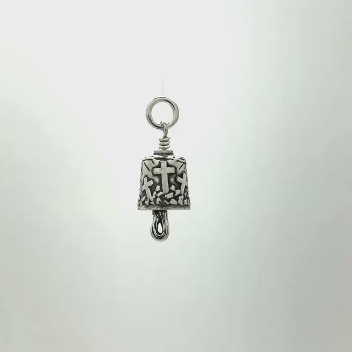 In this video you can see our handcrafted sterling silver Amazing Grace Charm Bell from all sides (360 view). 