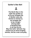 Quilter's Star Bell Pendant