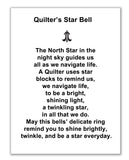 Quilter's Star Bell Pendant