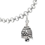 Snowman Charm Bell with Rolo