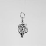 In this video you can see our handcrafted sterling silver Nurse Charm Bell from all sides (360 view). 