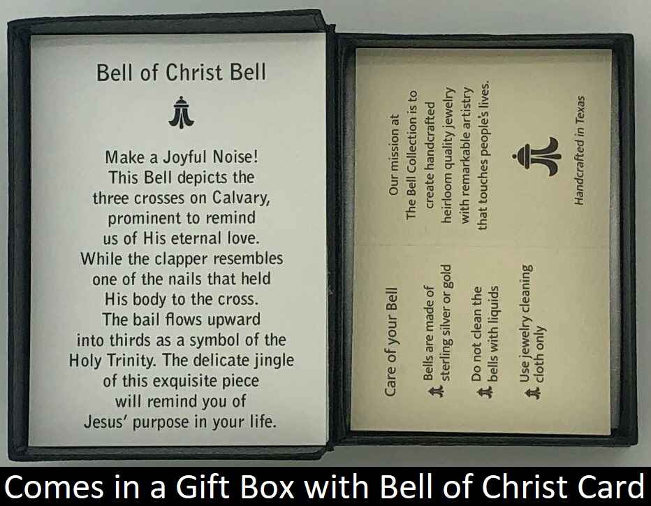 The Unique Gift To Celebrate Faith A Silver Bell of Christ Pendant ...