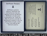 Comes in a Gift Box with Bellflower Pendant Card