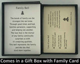 Comes in A Gift Box With Family Charm Bell Card