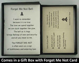 Forget Me Not Charm Bell - For all you mean to me