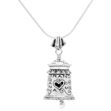 The Grandmother Bell Necklace is the perfect gift to honor that precious relationship with grandma. With words like "Granny" and "Memaw" decorating its sides, this silver bell is inspired by those who have inspire us.