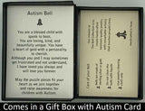 Comes in A Gift Box With Autism Bell Pendant Card