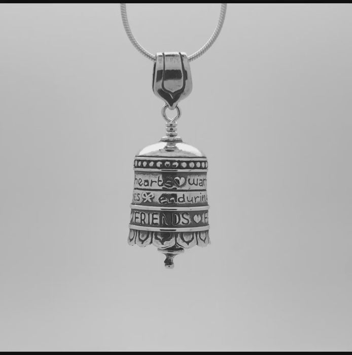 In this video you can see our handcrafted sterling silver Friend Bell Necklace Gift Set. 