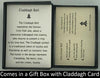 Comes in A Gift Box With Claddagh Charm Bell Card