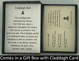 Comes in A Gift Box With Claddagh Bell Pendant Card