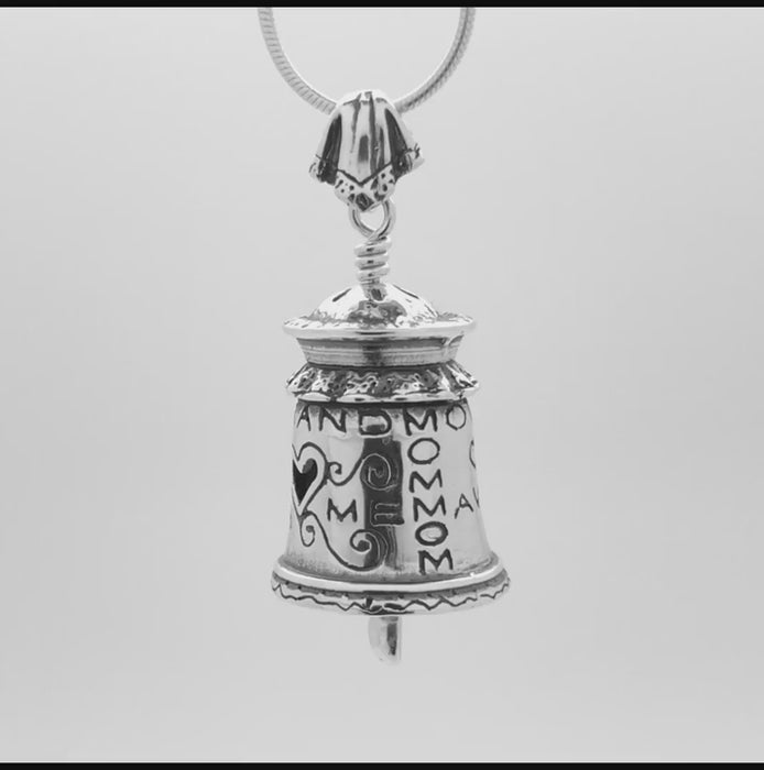 In this video you can see our handcrafted sterling silver Grandmother Bell Necklace Gift Set. 