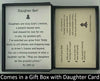 Comes in a Gift Box with Daughter Bell Necklace Card