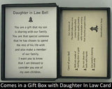 Comes in a Gift Box with Daughter In Law Bell Necklace Card