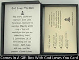 Comes in A Gift Box With God Loves You Charm Bell Card