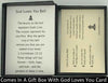 Comes in A Gift Box With God Loves You Bell Pendant Card