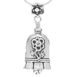 A Blessed Addition To Our Family This gift shows your daughter in law or future daughter in law she is a welcome and loved part of the family. Adorned with flowers around the bell the Daughter in Law Bell Pendant is handcrafted in sterling silver.