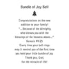 Bundle of Joy Bell Pendant