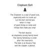 Elephant Bell Pendant
