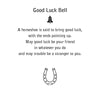 Good Luck Charm Bell - May good luck be a friend