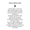 Police Bell Pendant