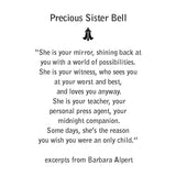 Precious Sister Bell Pendant