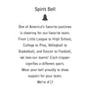 Team Spirit Bell Pendant
